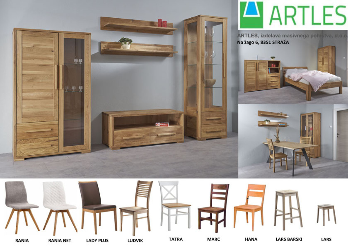 Božićno novoletni prazniki ob novi mizi in stolih