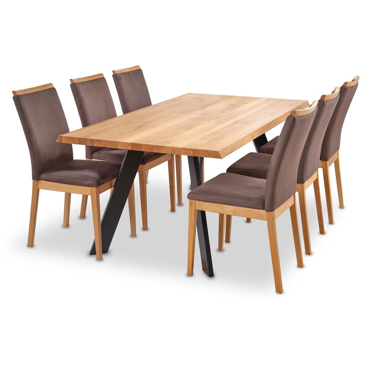 Jedilniške mize in jedilniški stoli iz naravnih materijalov